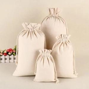 Boroż ta ' drawstring ta ' qoton żgħir